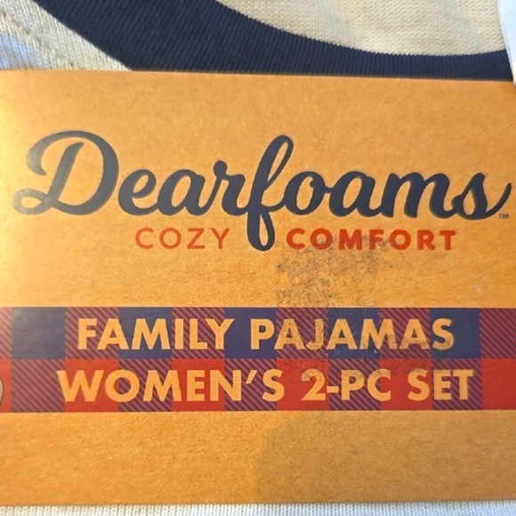 Plaid Dearfoams Family Pajamas Women's 2-PC Set - Picture 3 of 5